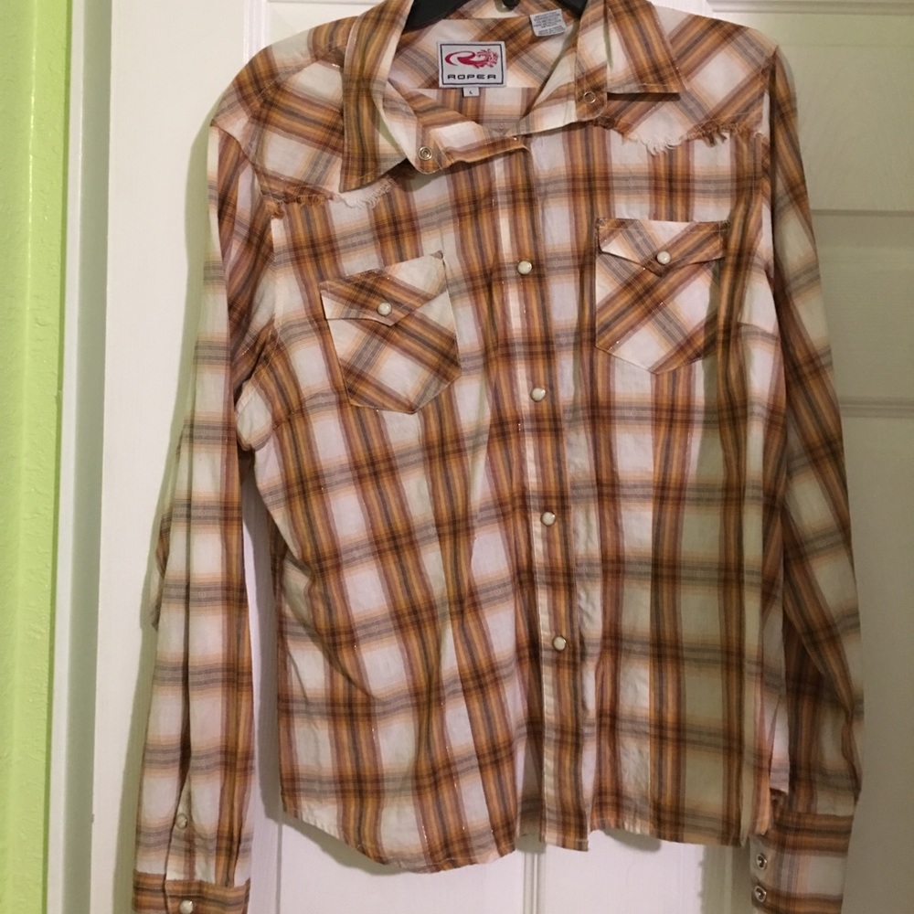 Women Roper light flannel